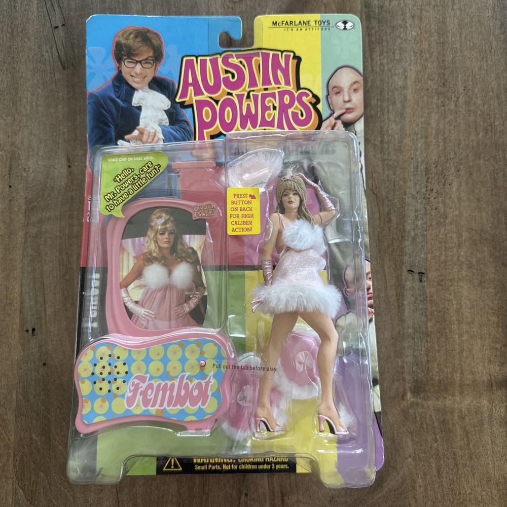 Austin Powers Series 2 Fembot 1999 Talking Action Figure